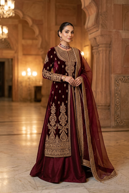 Collection image for: Front-Open Peshwas Gown