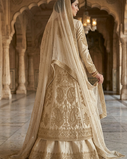 Imperial Mughal Angrakha Bridal Ensemble